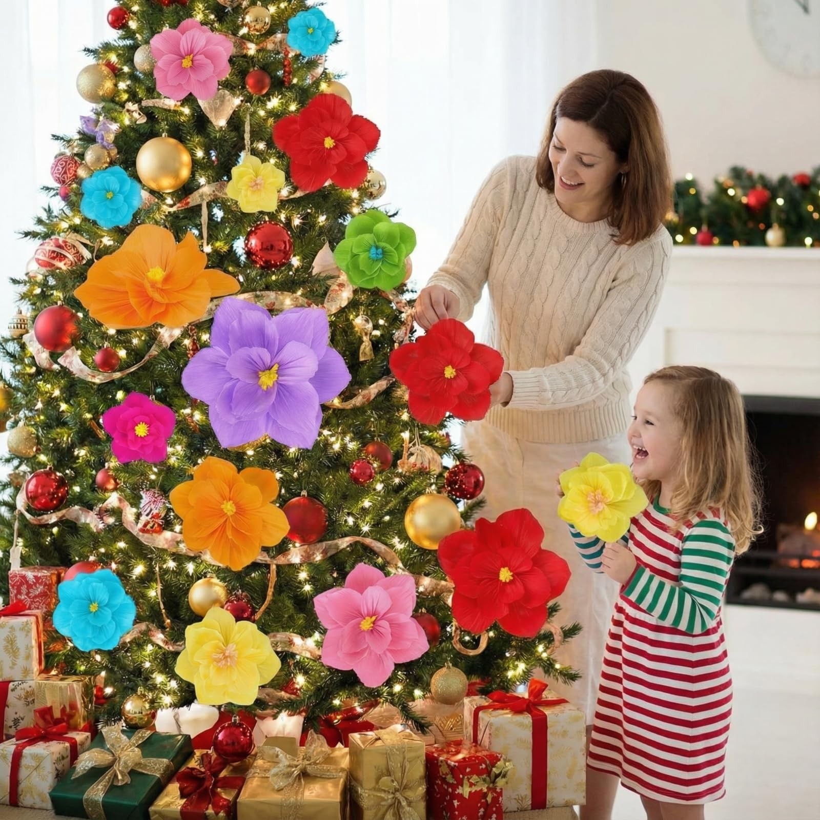Giant Flowers Artificial Large Flower Decoration for Handcrafted Wall Backdro…