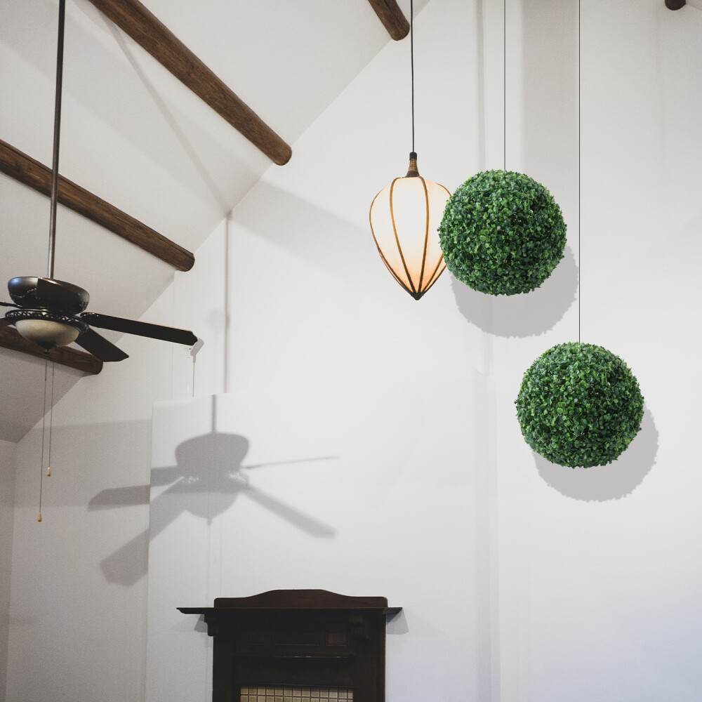 2 PCS Simulated Milano Ball Decorative Balls for Home Hanging Flower