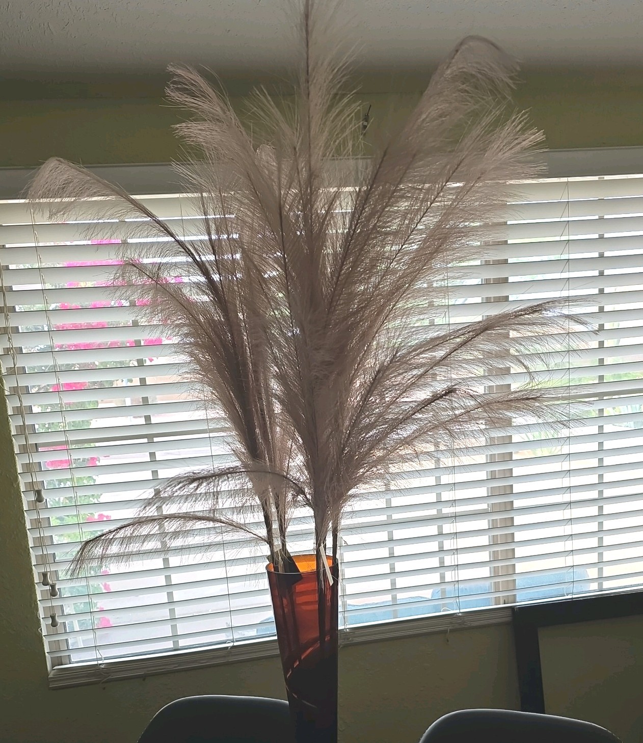 5PCS Faux Pampas Grass Large 36″/Tall Artificial Pompous Grass Pompass