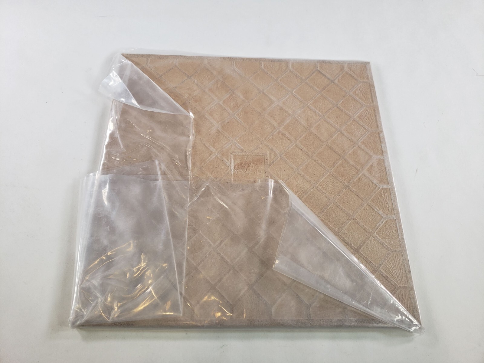 3dRose Image of Luxury Grey Gold Gem Stone Marble Glitter Decorative Tile 12″