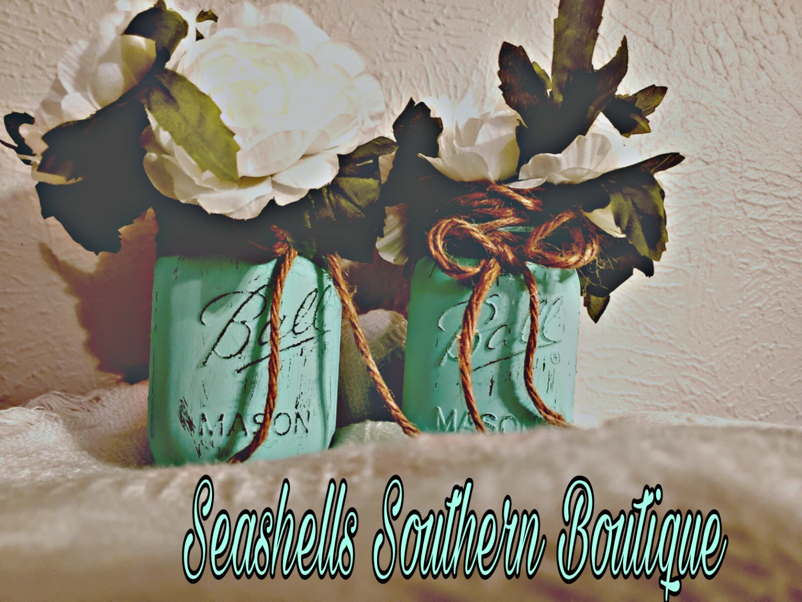 Beautiful Farmhouse Ball Mason Jar Decor pint Sized