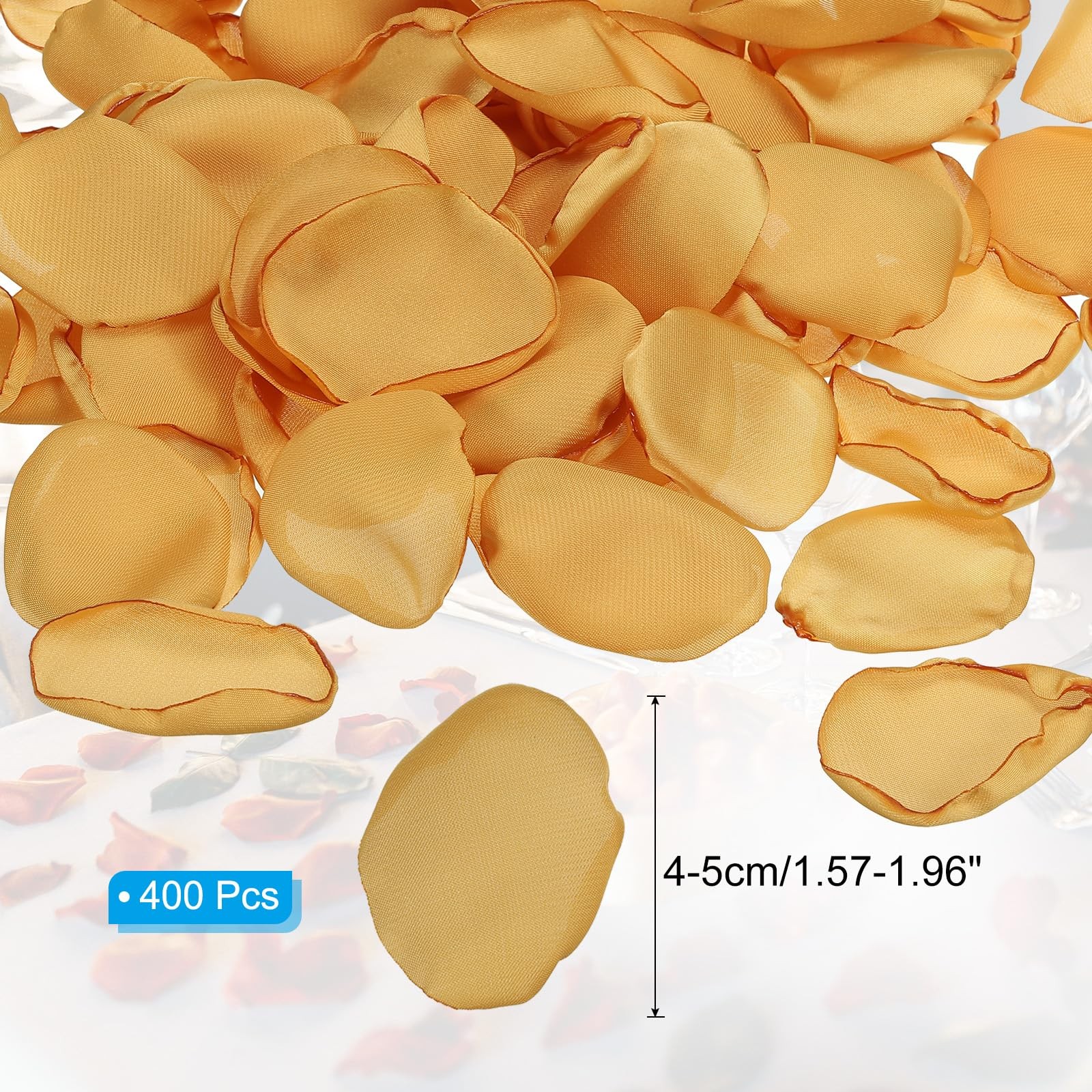 Silk Rose Petals, 400 Pcs Artificial Flower Petals Fake Rose Petals for Weddi…