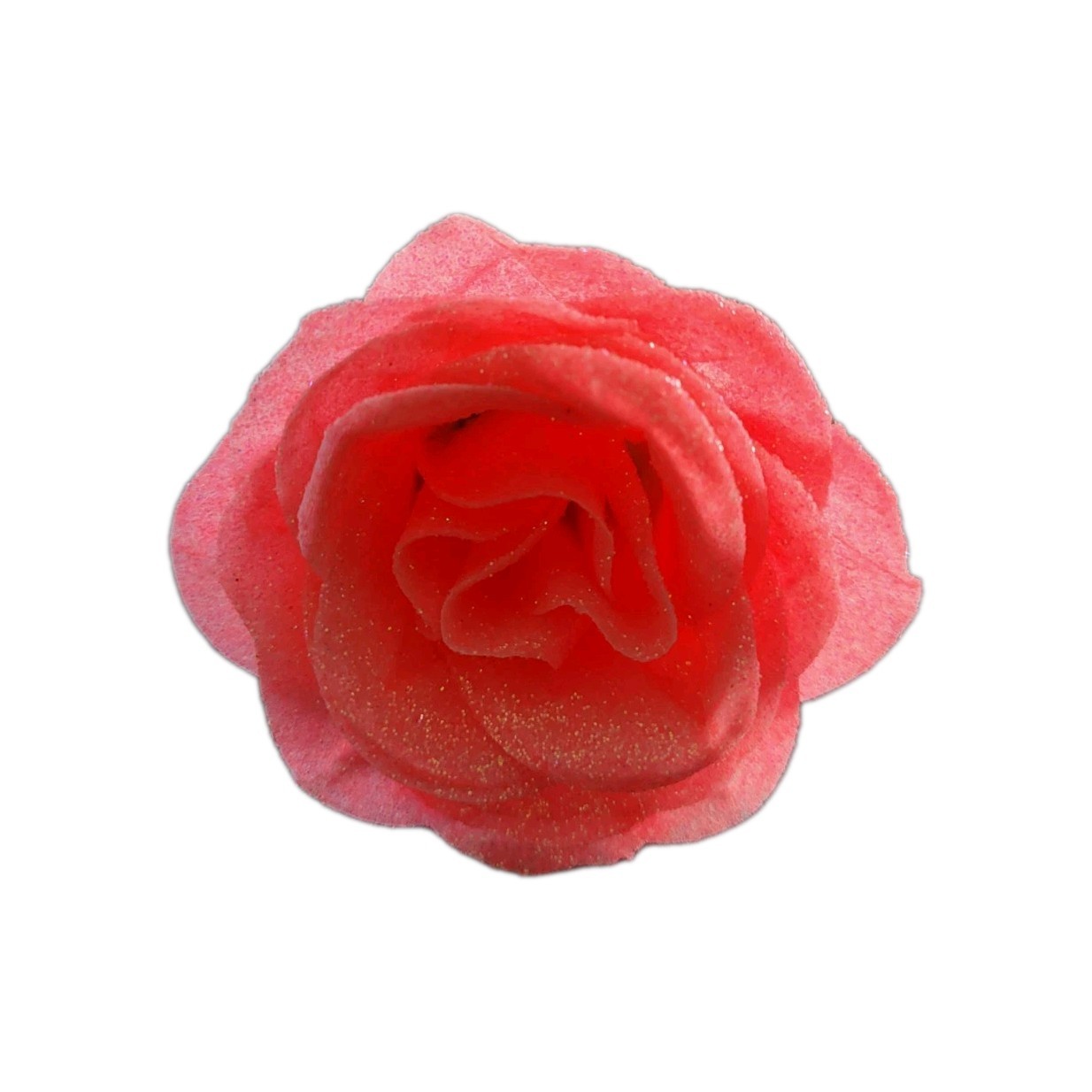 Three-layer Glitter Foam Rose Flower Bridal Home Wedding Party DIY Decor Pink