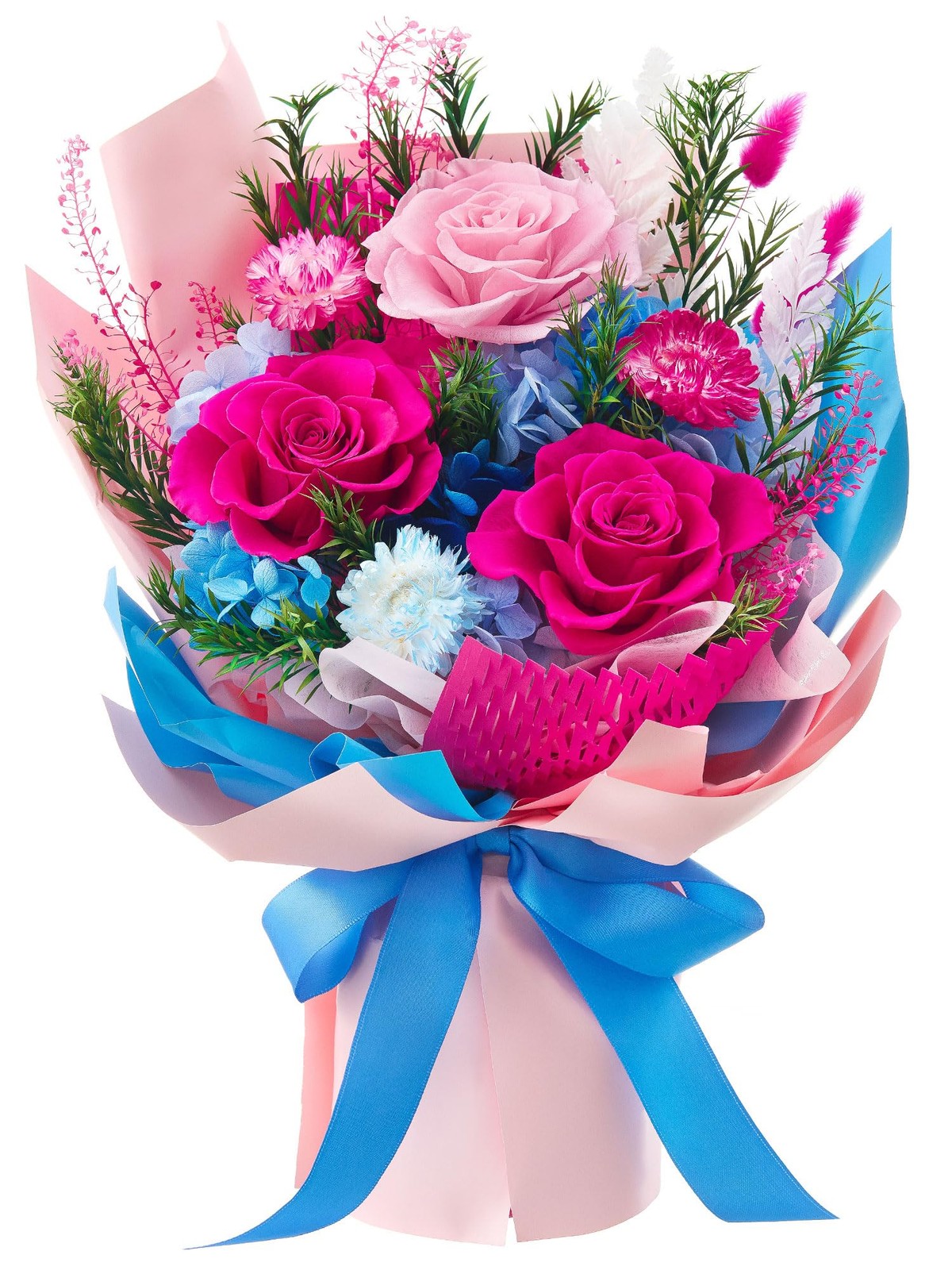 Preserved Flowers Bouquet, Forever Flowers for Delivery, Mothers Day Long-Las…