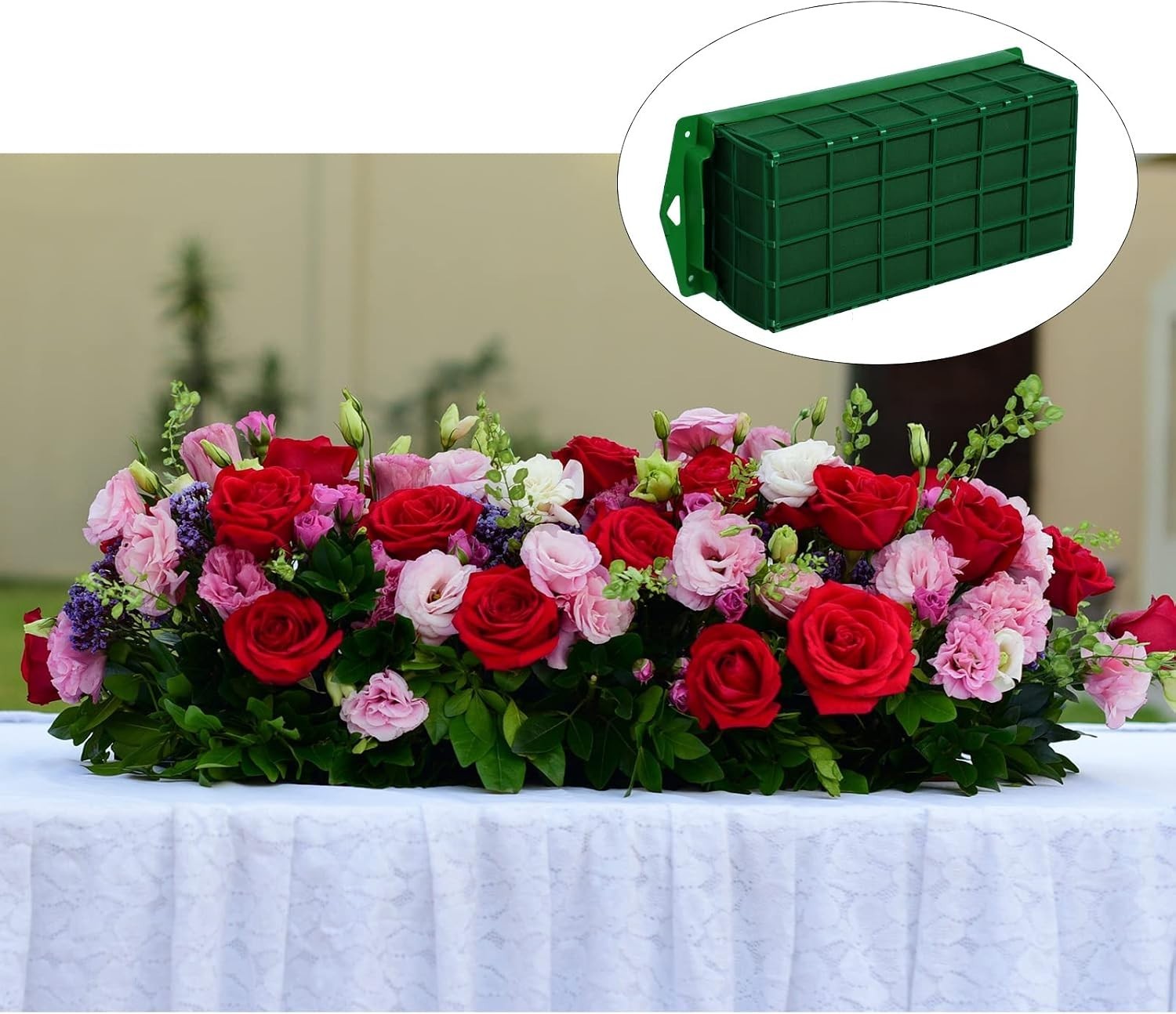 Table Centerpiece Floral Foam Cage – 16 Pack