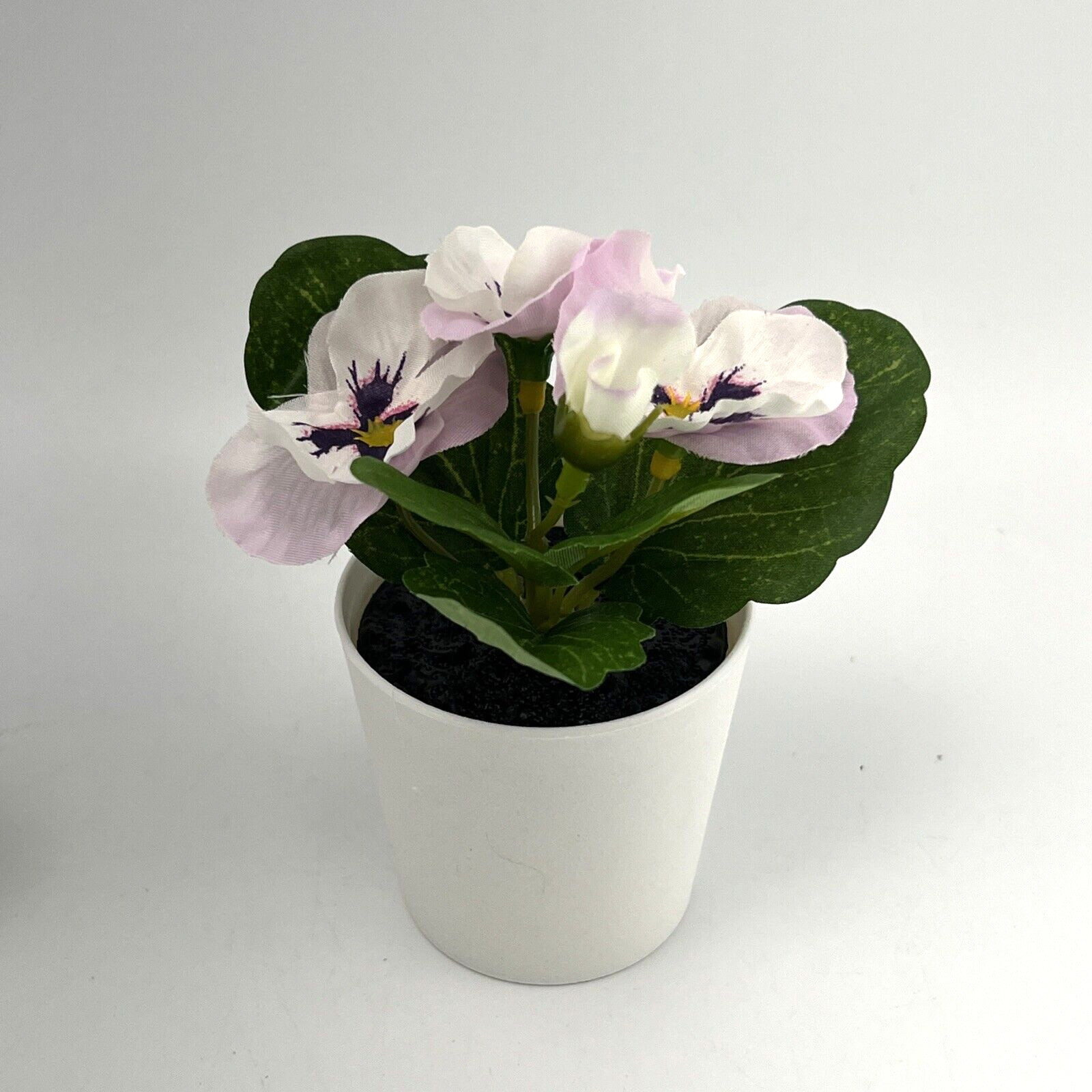 Ikea Fejka Artificial Potted Plant With Pot Set of 3 Flower Mix Purple/White NEW