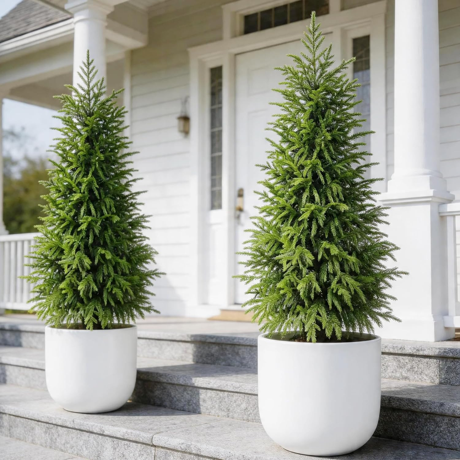3FT UV Resistant Artificial Topiary Set of 2 for Outdoor Home Decor