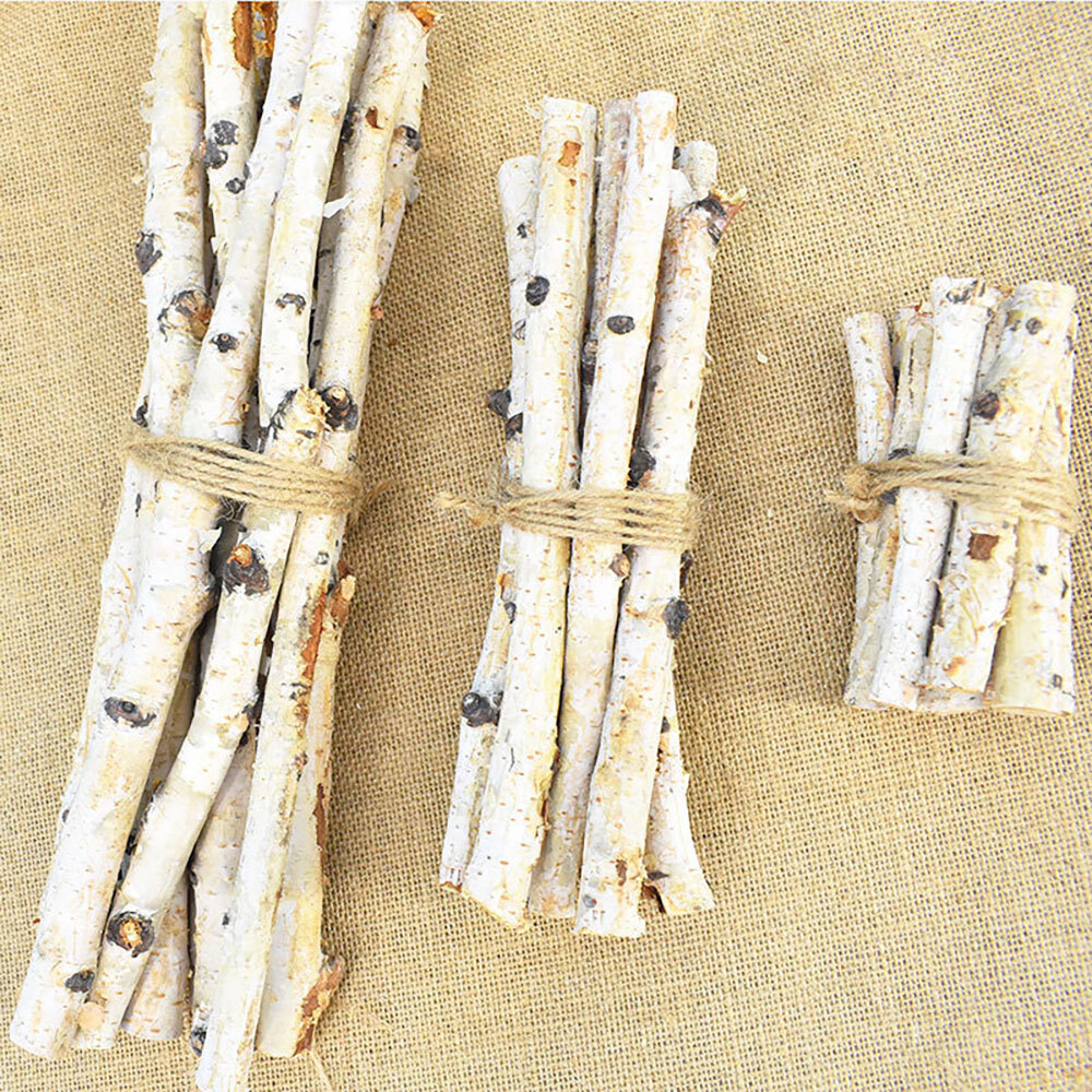 1Pc Natural Dried Tree Branch Birch Stick Flower Home Garden Party Floral Decor