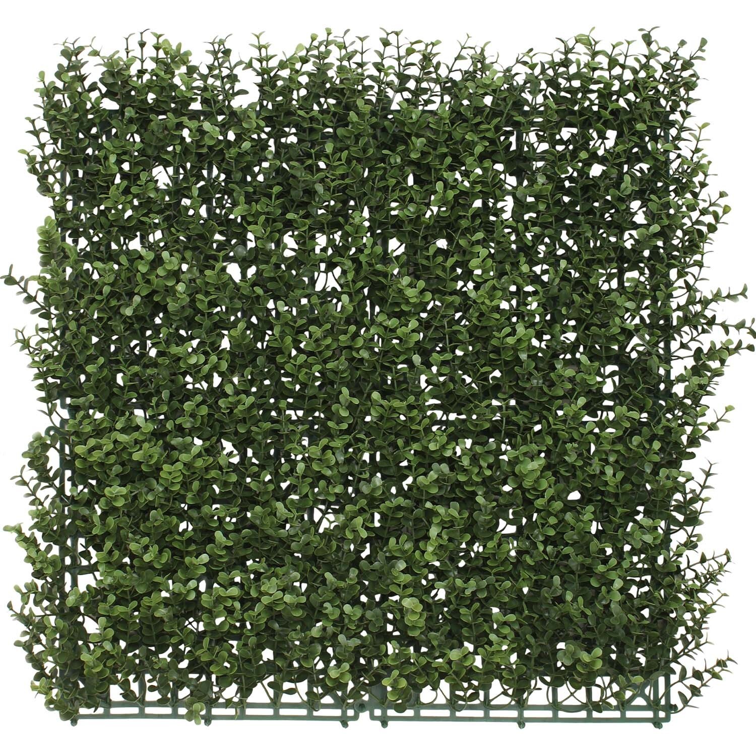 Clearance Sale 20″ Artificial Olive Buxus Leaf Fence Panel Home Holiday Decor