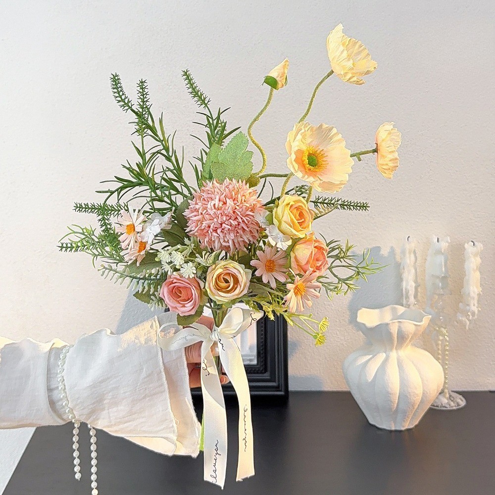 Artificial Flowers Bouquet–Graduation, Wedding Party Home Decoration Photo Props