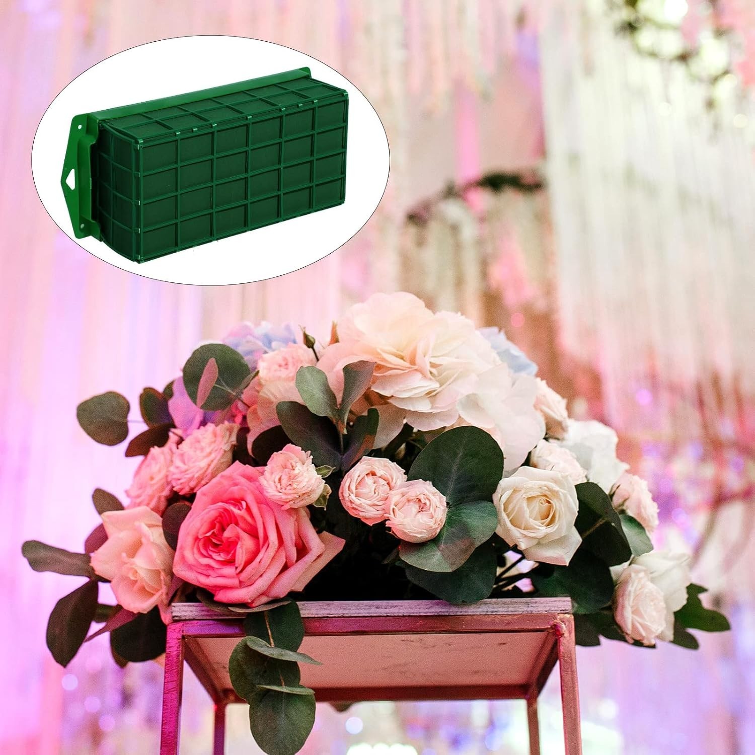 Table Centerpiece Floral Foam Cage – 16 Pack