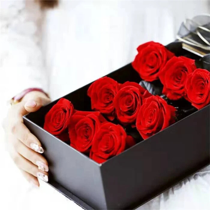 Eternal 3-Head Preserved Rose Gift Box- Factory Direct