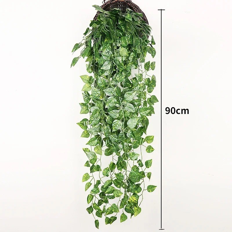 90cm Artificial Ivy Vine Garland Fake Plant Leaf Home Wall Decor