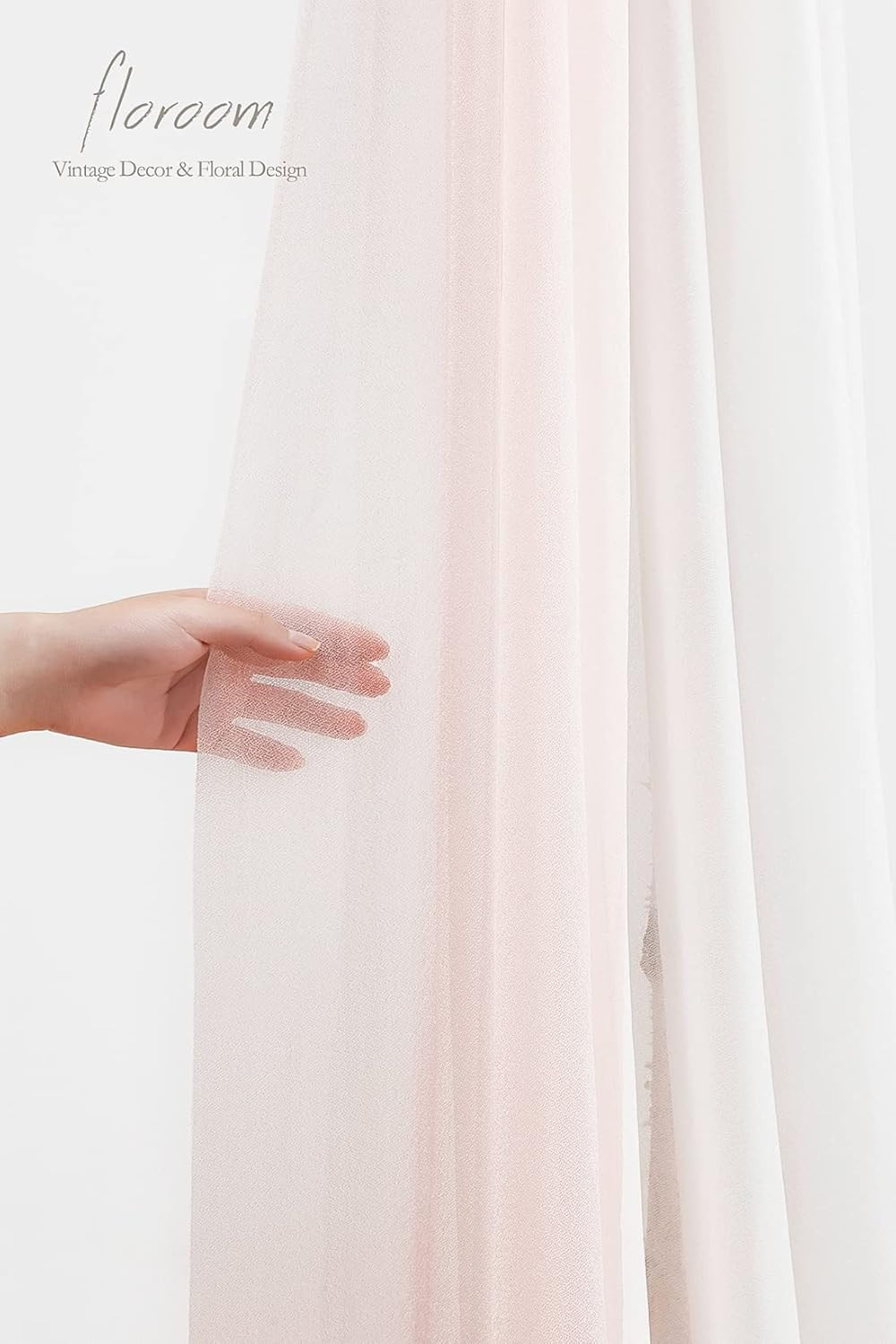 Arch Flowers with Drapes Kit (Pack of 4) – 2Pcs Artificial Dusty Rose & Blush Fl
