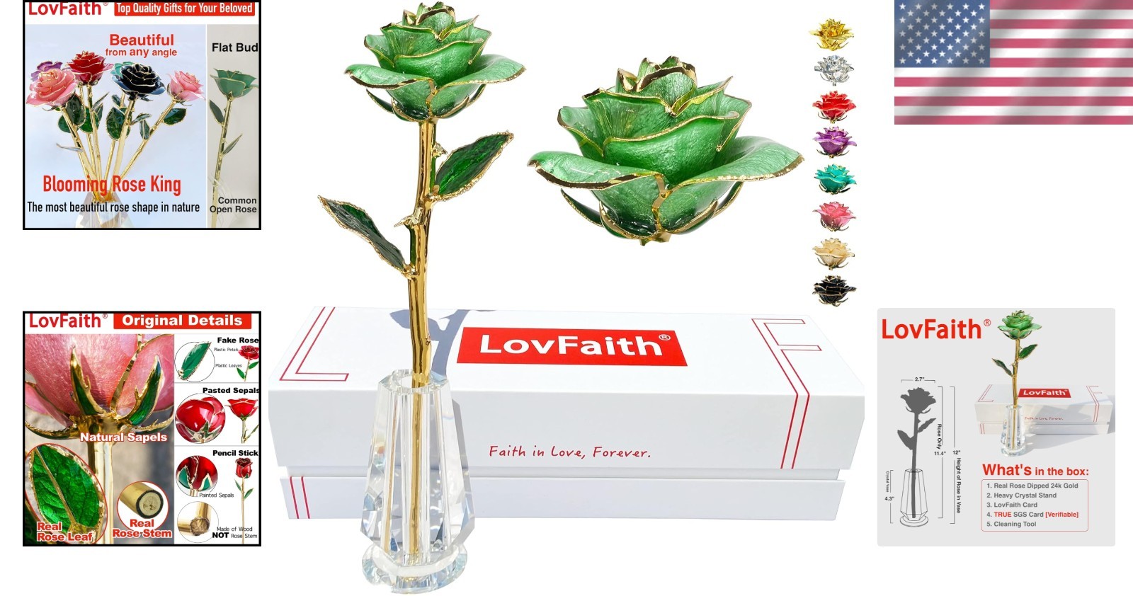 Timeless 24K Gold Dipped Rose – Stunning Gift Idea for Anniversaries & Birthdays