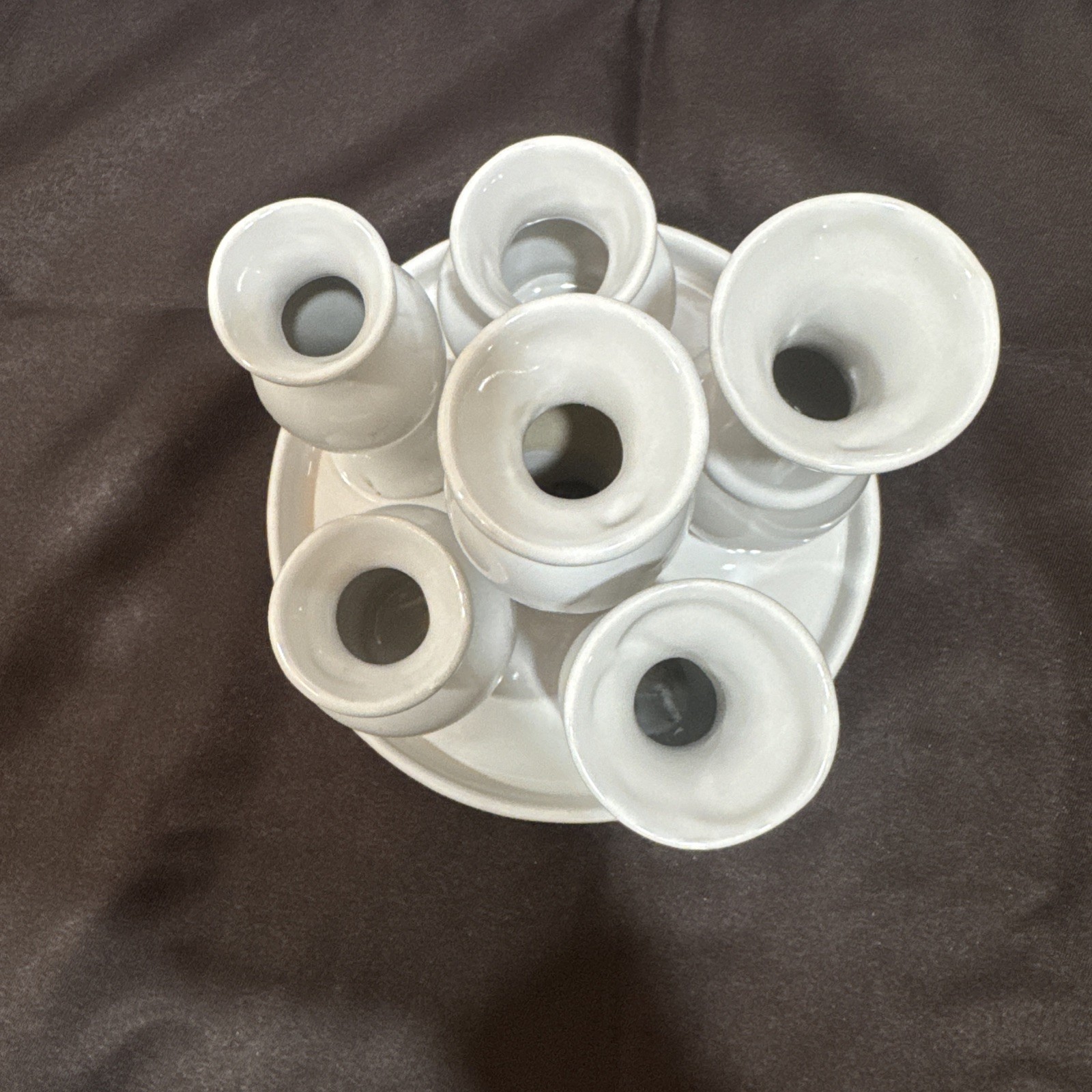 Flower Tray Vase w/Multiple Vases Varying In Height/size To hold Stem Flowers