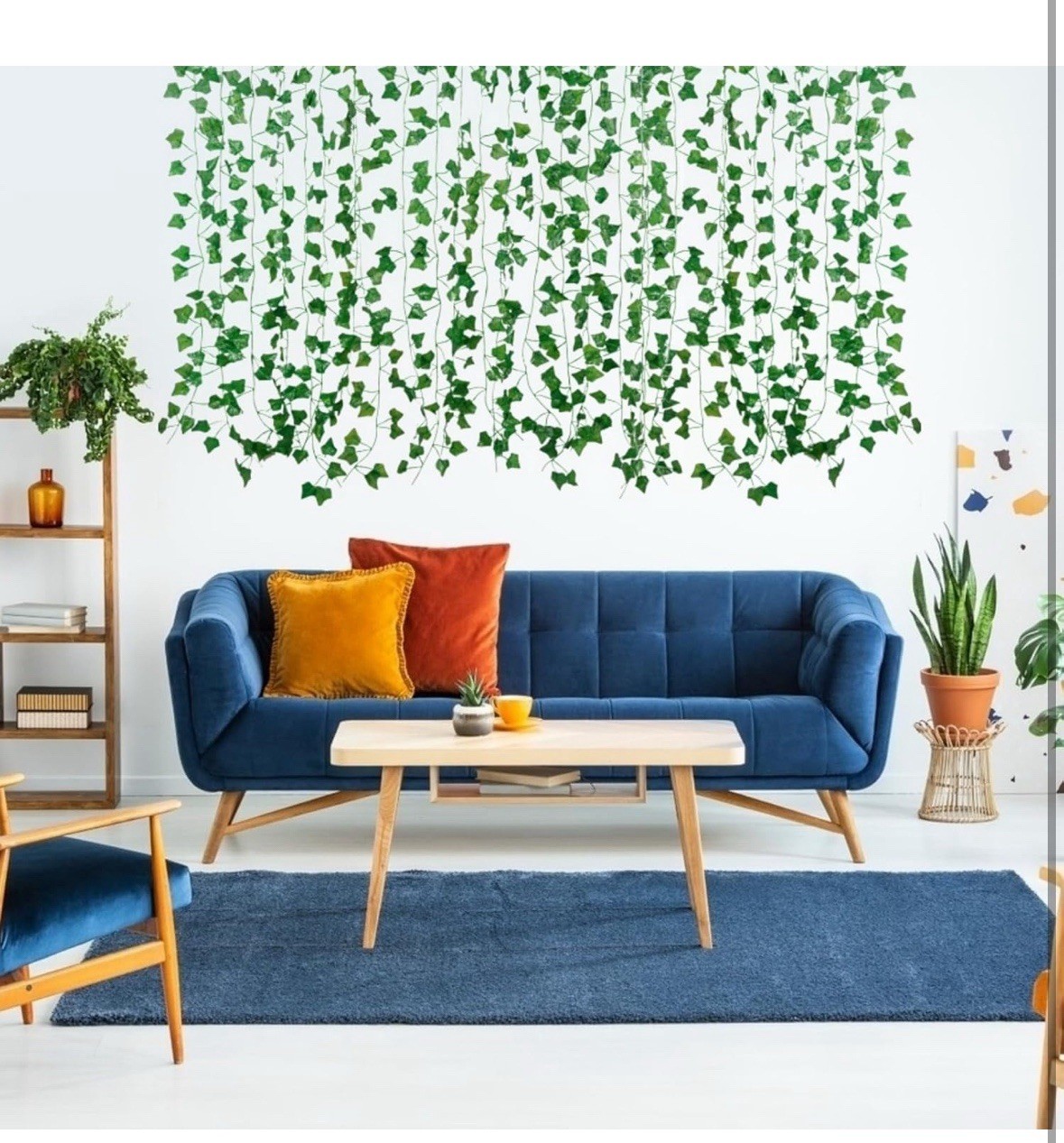 Greenery Vines for Room Decor(12 Pack 84 Feet) Aesthetic Artificial Plant Ivy.