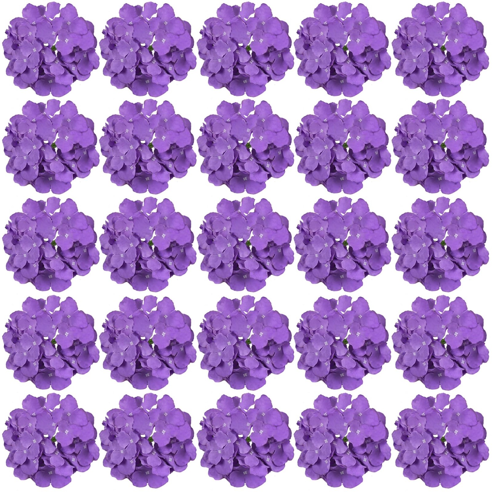 30 Pcs Silk Hydrangea Heads Artificial Flowers Heads and Stems Fake Hydrangea…