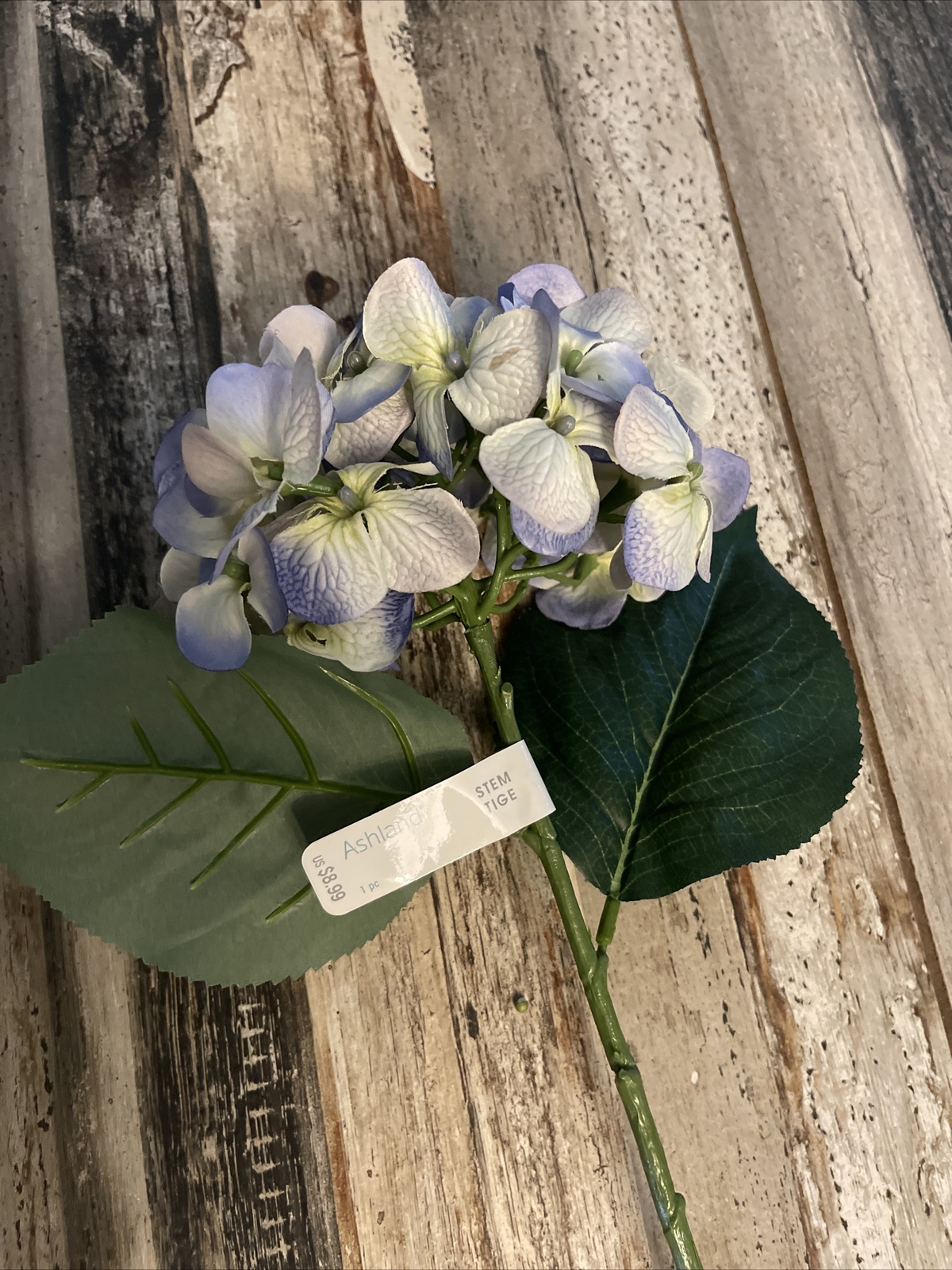 Set of 2 Ashland Light Blue Artificial Hydrangeas 25” Each B1
