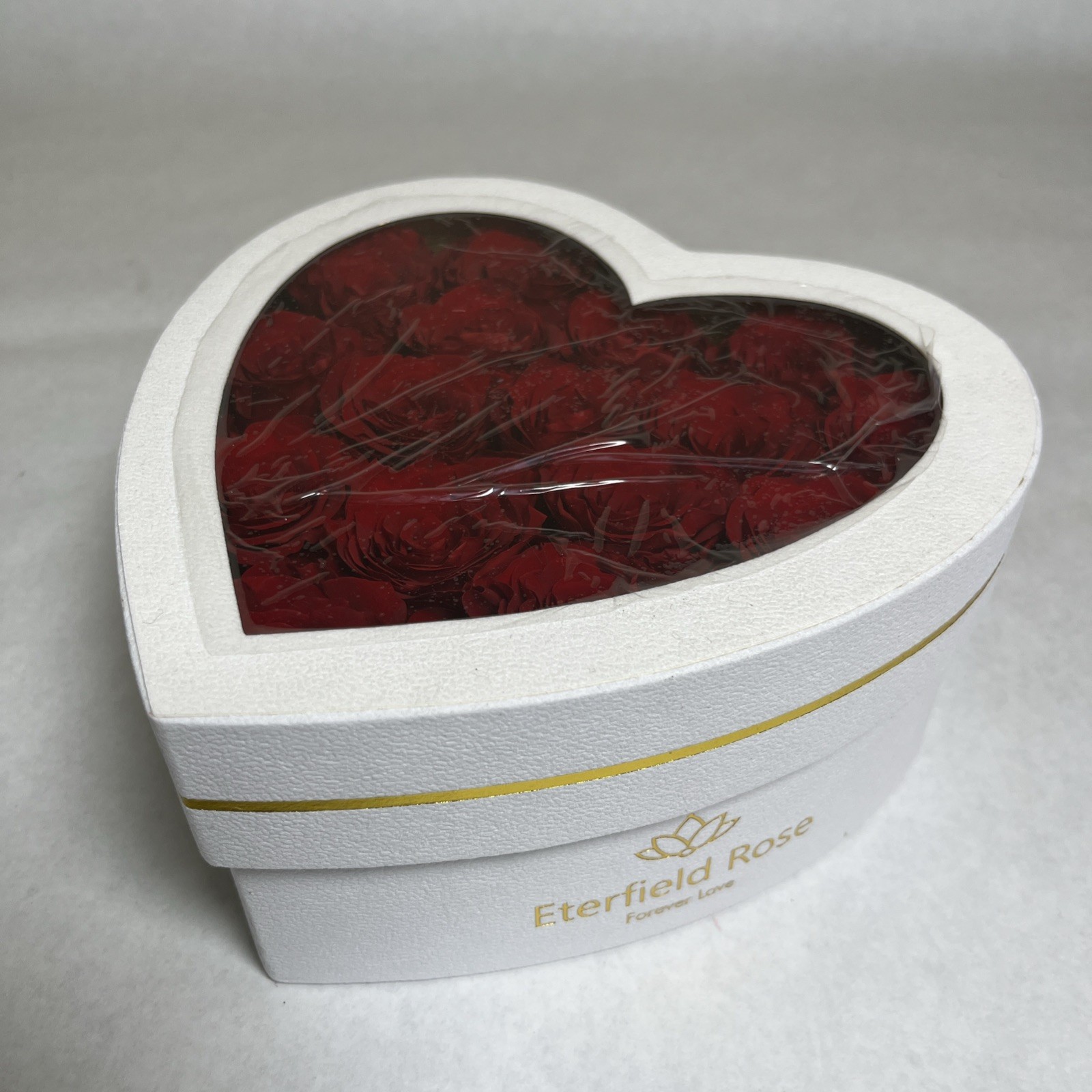 Eterfield 16 Forever Flowers Heart Shape Box, Preserved Roses That Last a Year