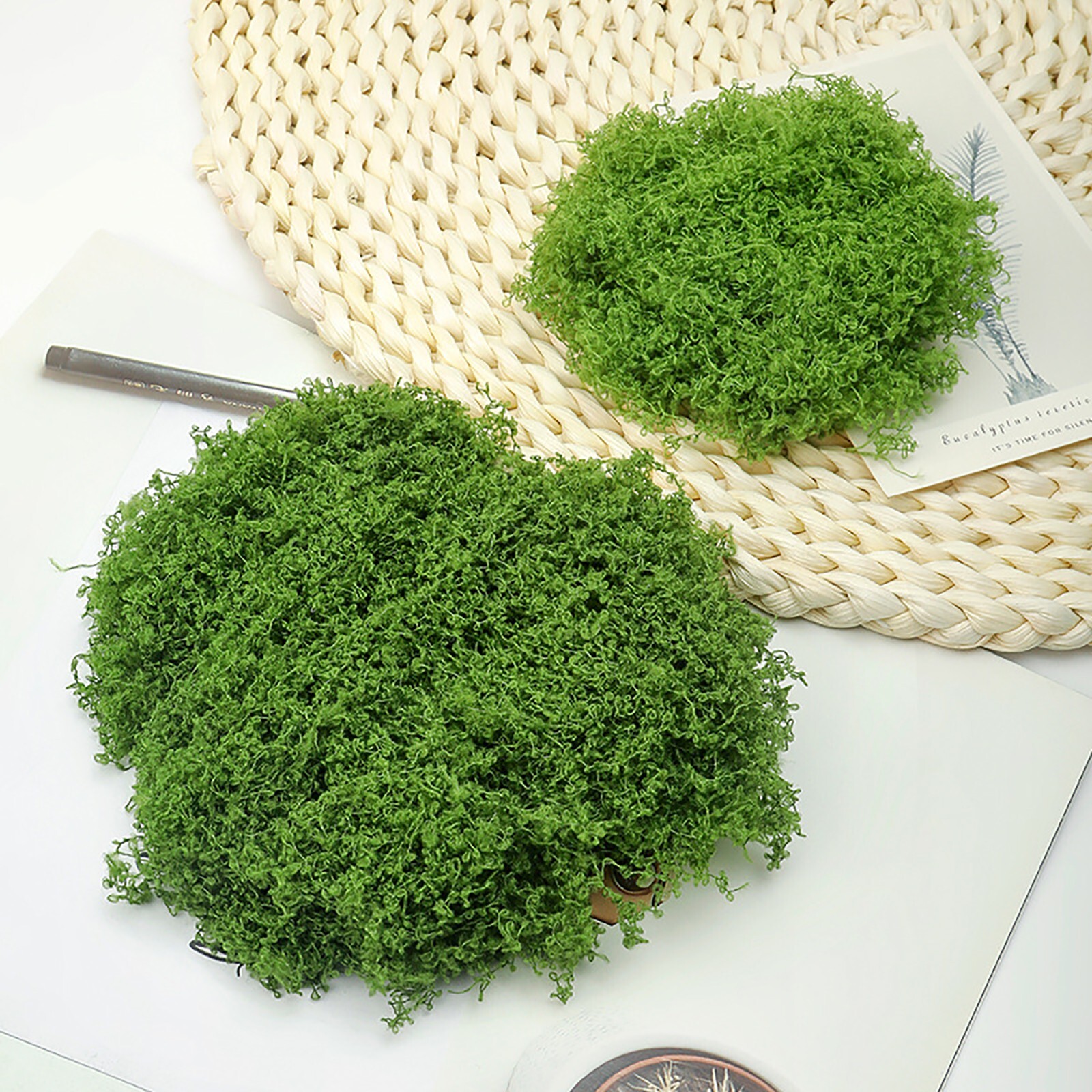 Artificial Fresh Green Moss Micro Landscape Fake Moss Garden Crafts Home Decor