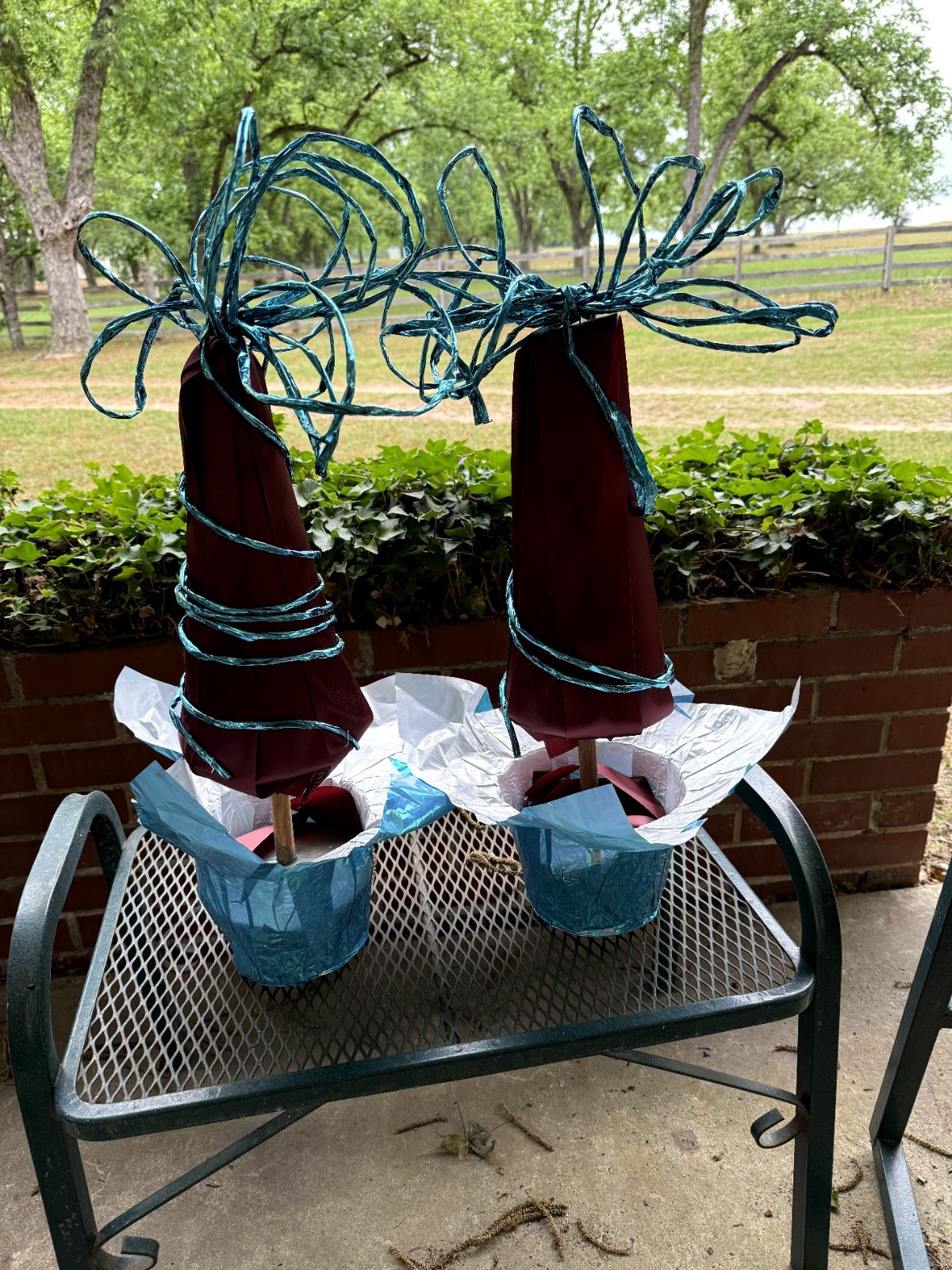 Set of 8 Pieces: 21″ Topiary Tree Form 12″ Urethane Cone Wholesale Lot Topiaries