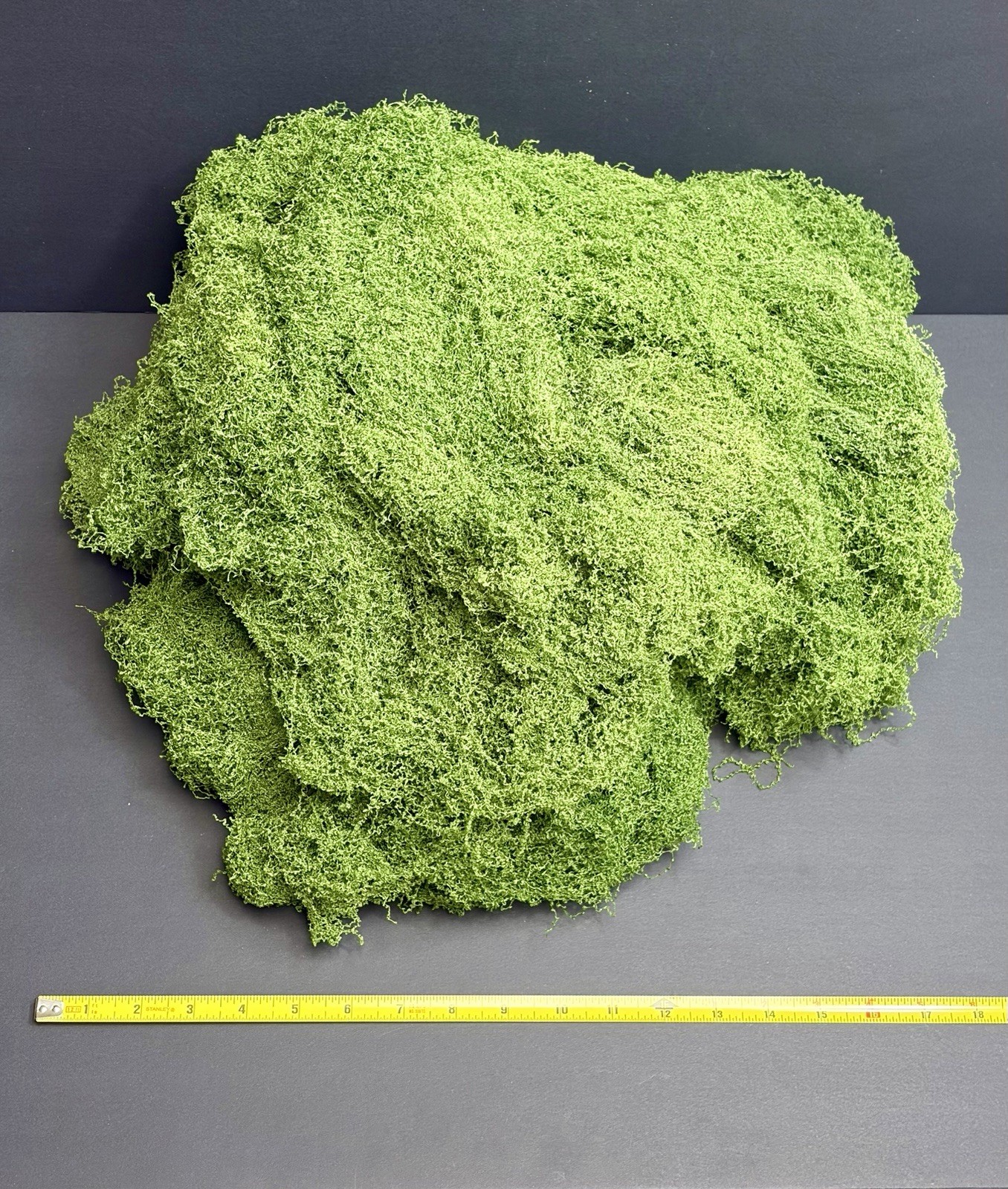 15 Ounces Fake Moss for Plants, Dual-Color Artificial Moss for Crafts