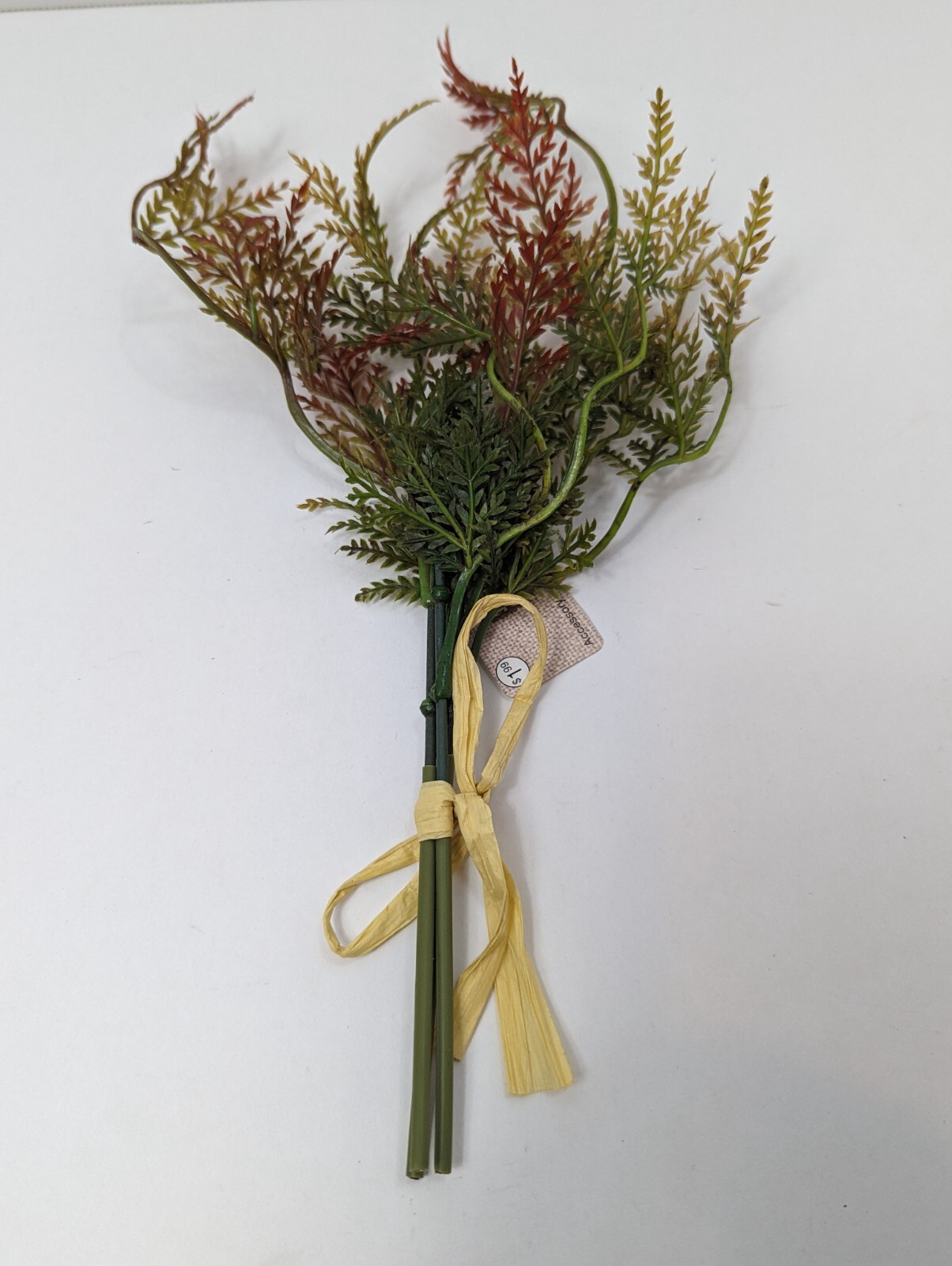 Fall for All Floral Accessory – Fern Stem Cluster – Decorative Floral Stem