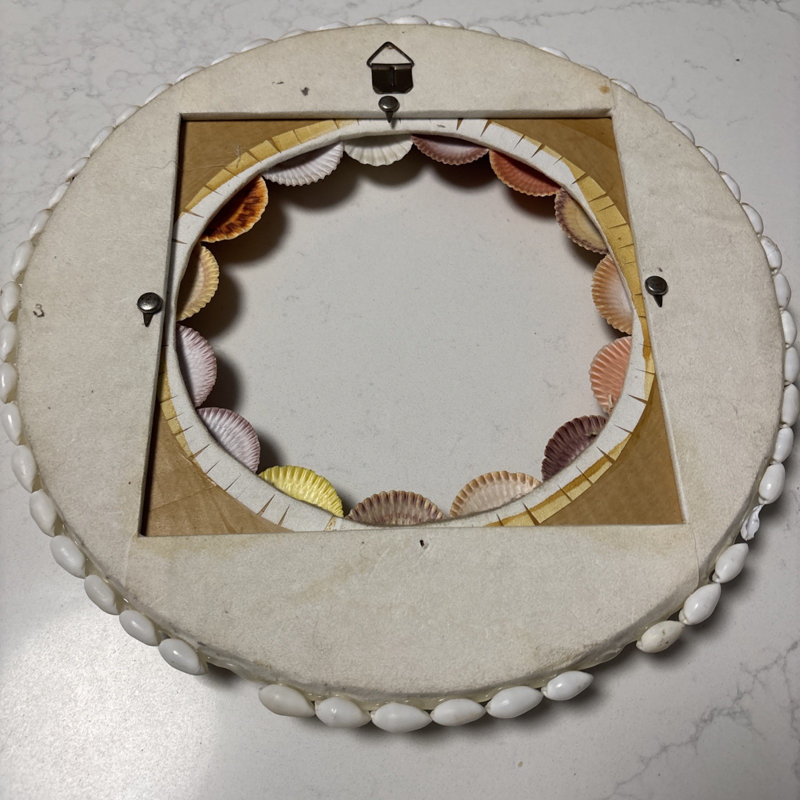Handcrafted Sea Shell Wreath 14”Beach Seashore Coastal Decor Beautiful Vintage