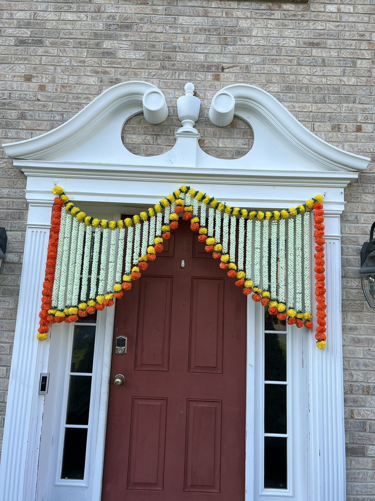 6 Feet Marigold heavyduty backdrop Toran garland indian wedding diwali decor