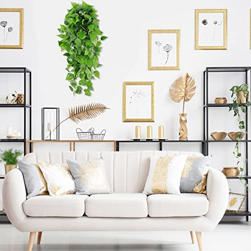 2pcs Fake Hanging Plants 3.6ft Fake Ivy Vine Artificial Ivy Leaves for