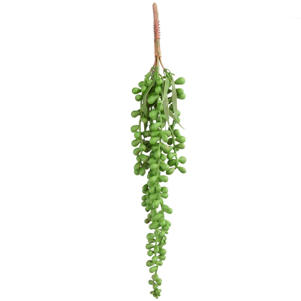 Artificial Hanging Plant Fake Vine Ivy Succulents String of Pearls Home Decor US