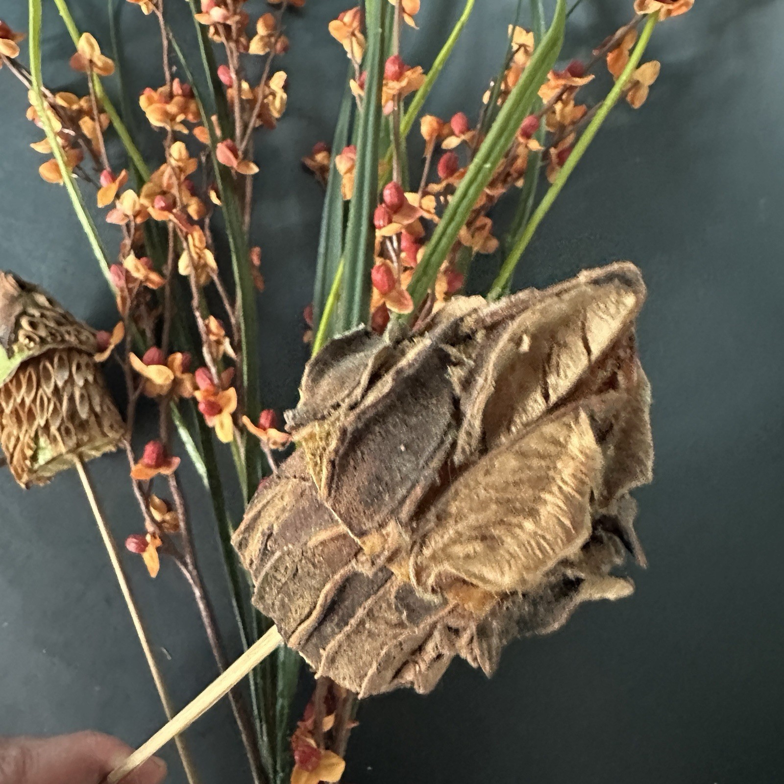 Vintage Birdhouse Floral Picks Rustic Farmhouse Cottagecore Woodland Fall Decor