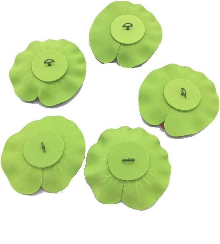 5 Pcs Floating Artificial Lotus Flowers Decor Floating Pond Decor Water Lily …