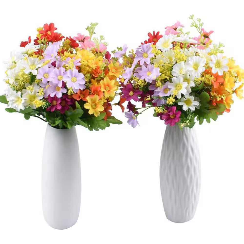 10.00 in Assorted Colors Indoor Artificial Daisy Flower Bouquets