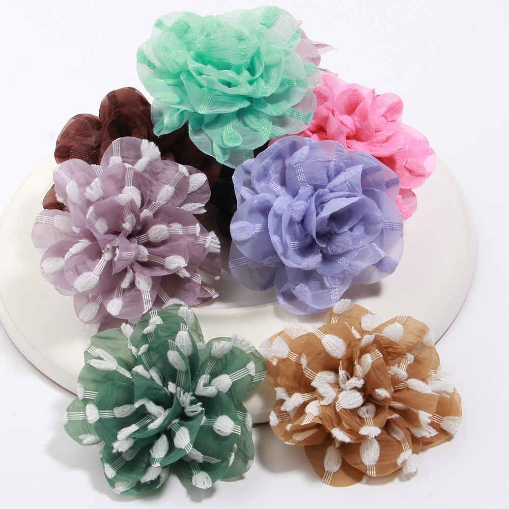 7cm Artificial Flower Silk Carnation Fake Flowers Head For Home Wedding Decorate