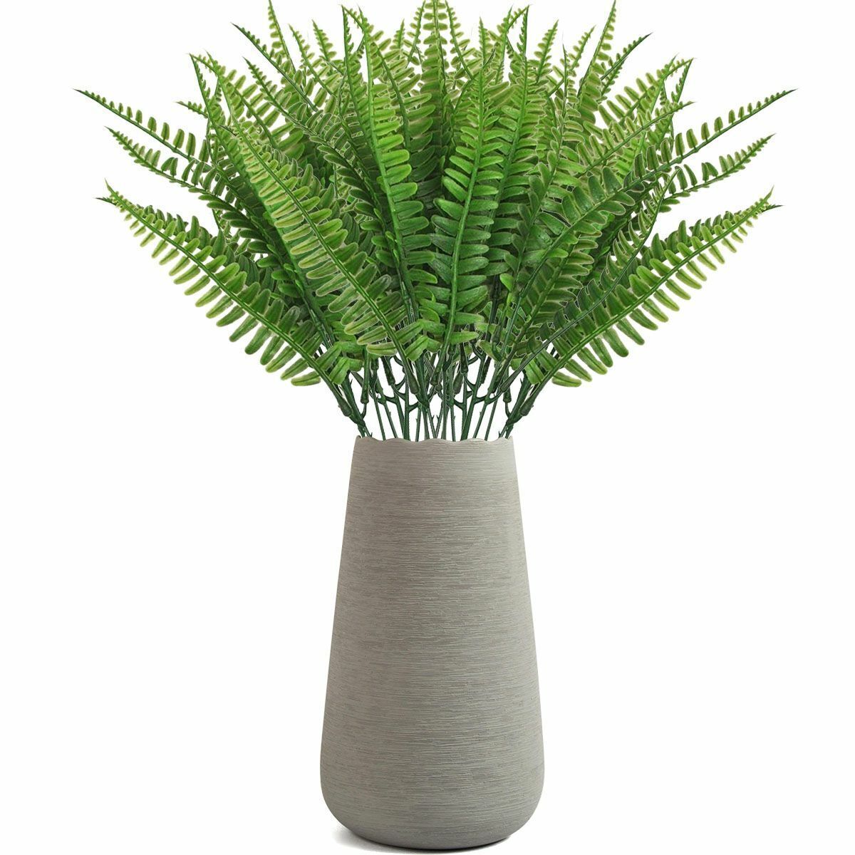 1-10pack Artificial Fake Boston Fern Plant Bushes Artificial Ferns Outdoor Decor