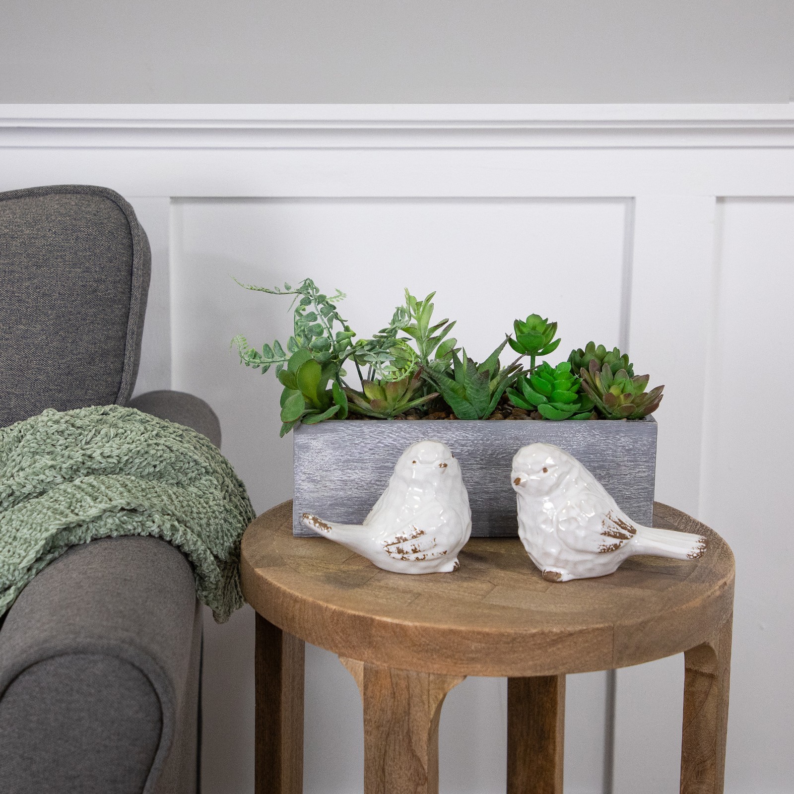 Northlight 11.75″ Artificial Mixed Succulent Plants in a Rectangular Planter