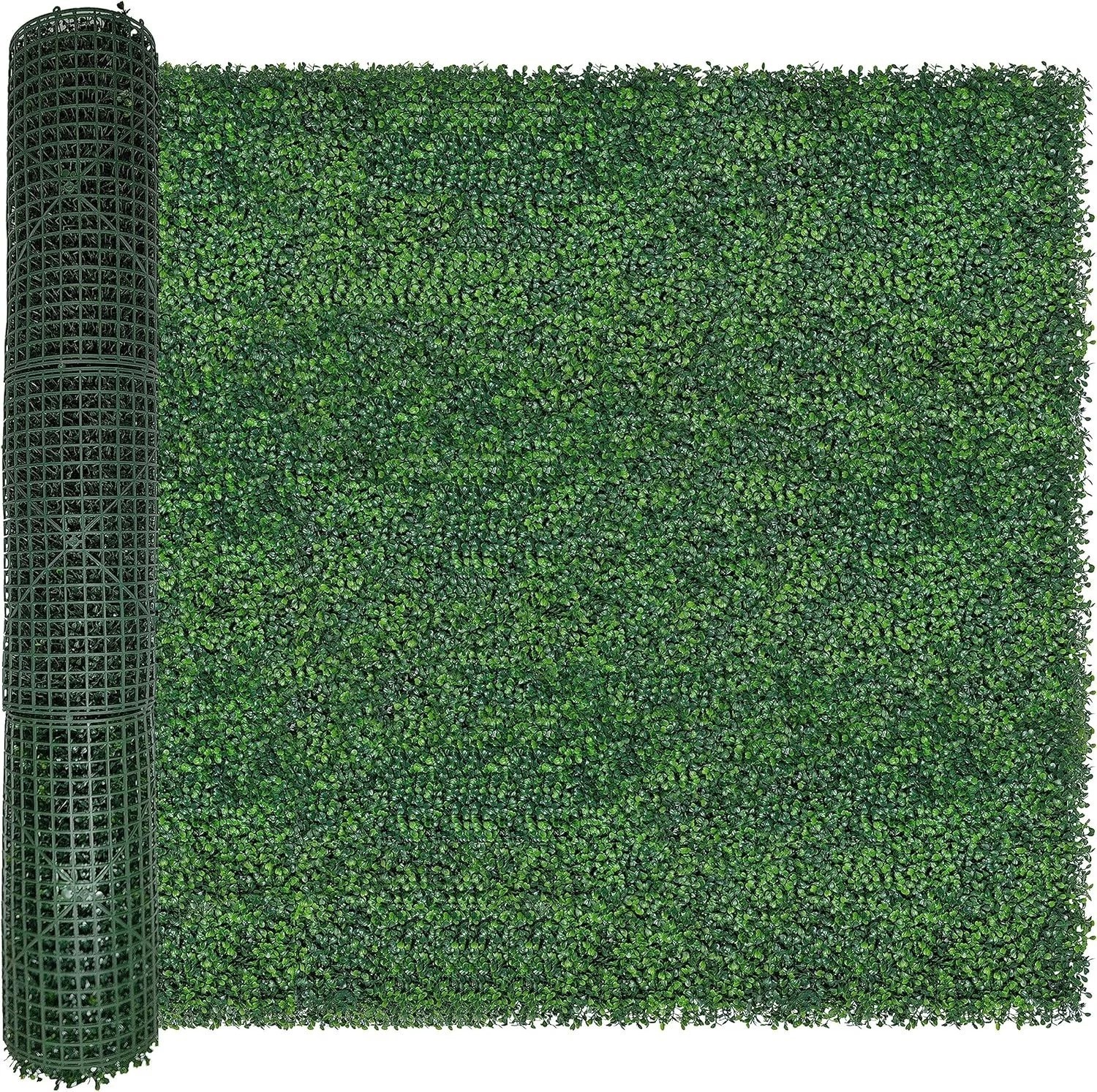 Weather-Resistant Faux Ivy Boxwood Roll – A 3D Decorative Privacy Solution