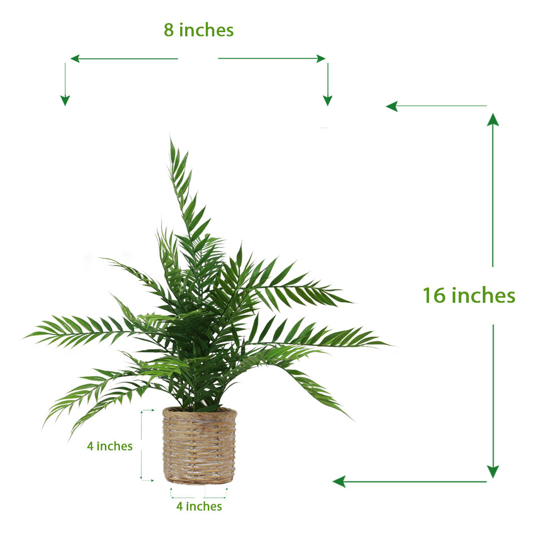 Artificial Fern Plants in Pots for Home Decor Indoor and Outdoor 16” Tall