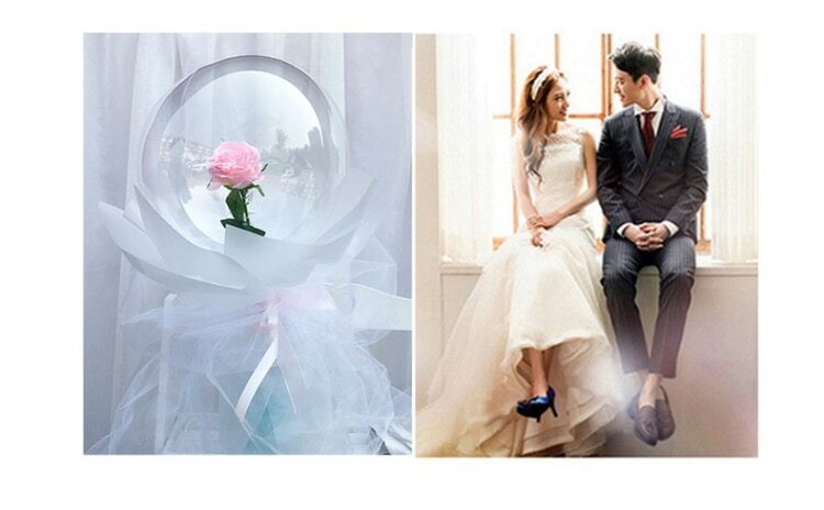Rosebuc-LED Luminous Balloon Rose Bouquet