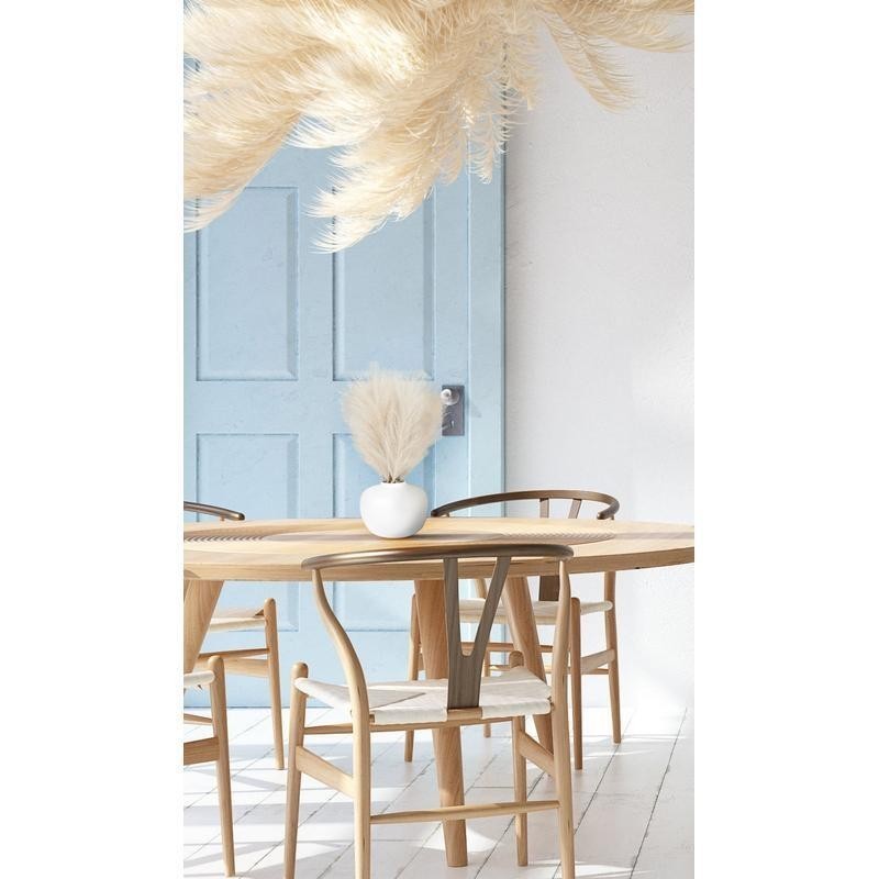Artificial Pampas Plant in Ceramic Vase Decorative Centerpiece Home Event New