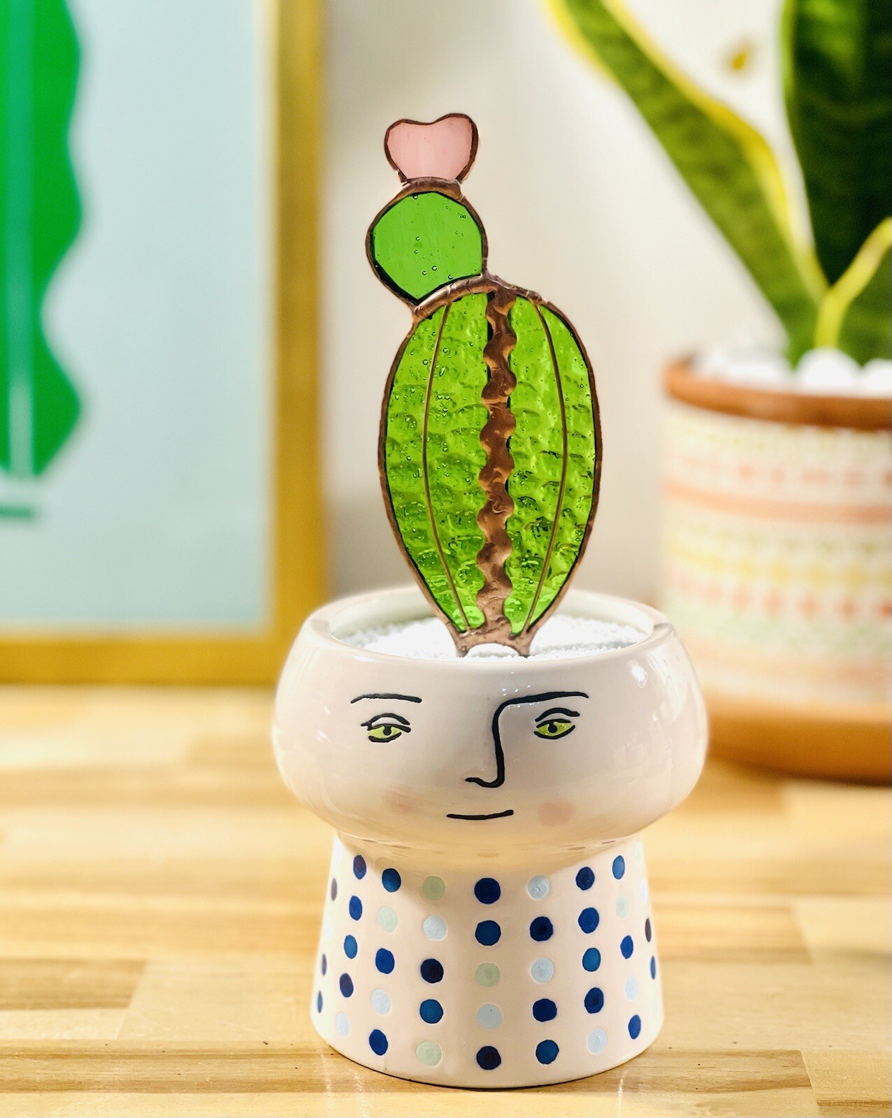 Glass Baby Moon Cactus
