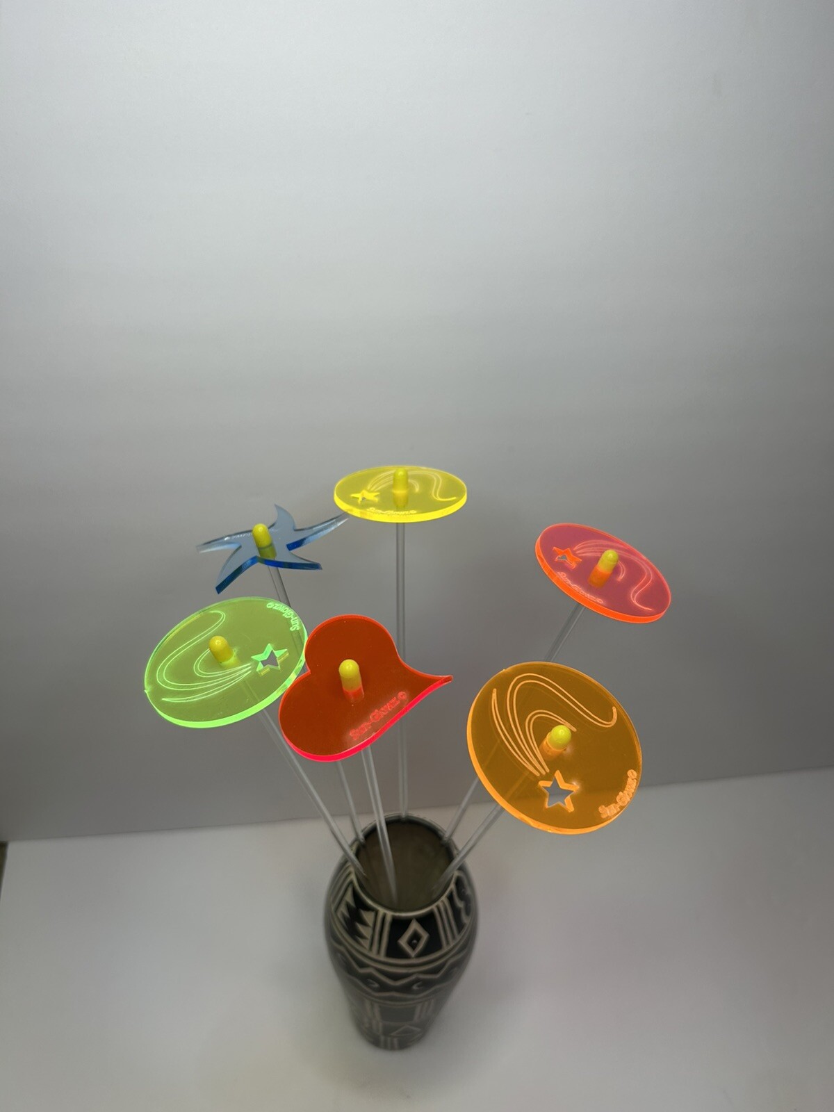 Florescent Art For Potted Plants Or Fresh Floral By Sun-Glowz