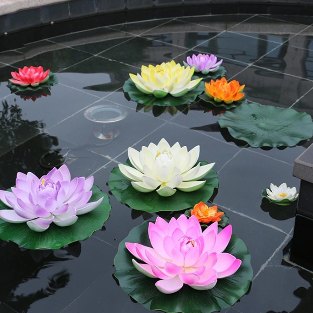 for Home & Garden Water for lily Home Outdoor Decor Plastic Pond Aquarium Decor