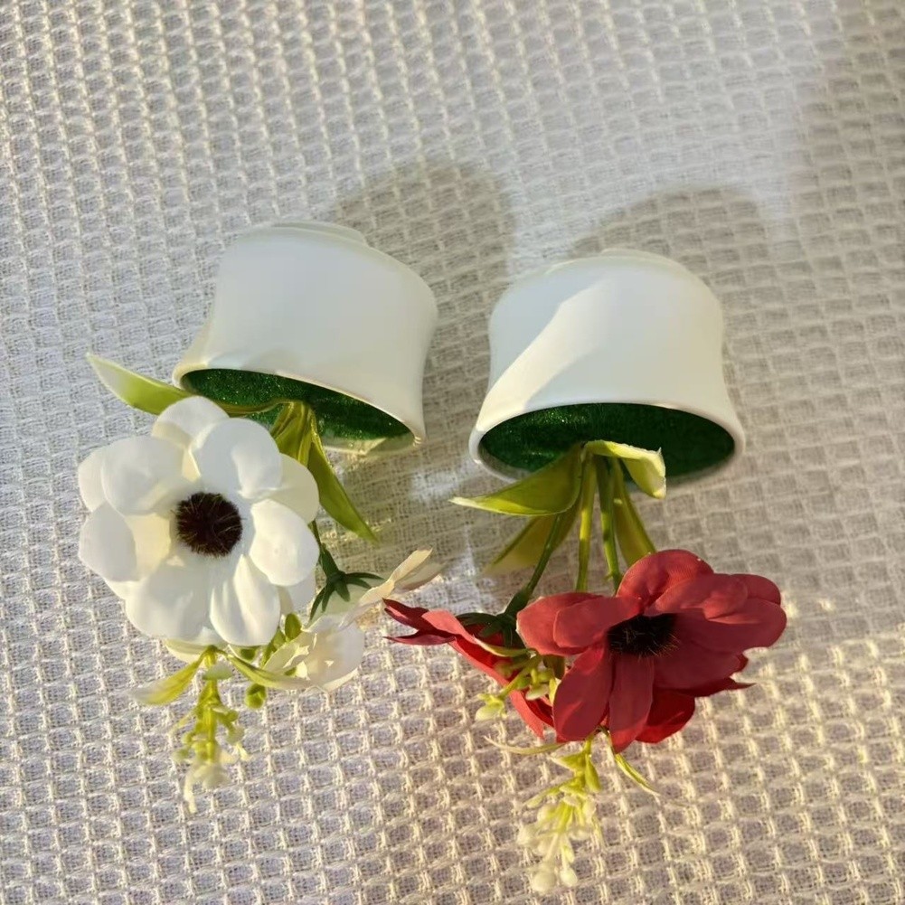 Tabletop for Decor Artificial Sunflower Sunflower Bouquet Fabric Cloth Material