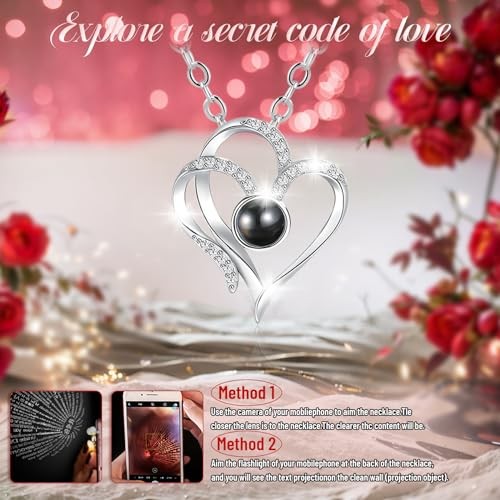 Gifts for Women – Preserved Real Rose with I Love You Heart Negro Blue