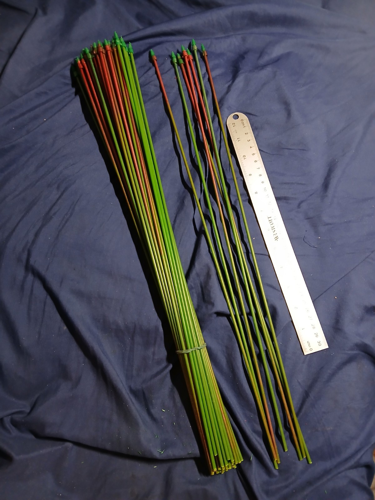 20″ Plastic Floral Picks Tubes Lot-of-25 Screw Tip for Crafts & Hobbies