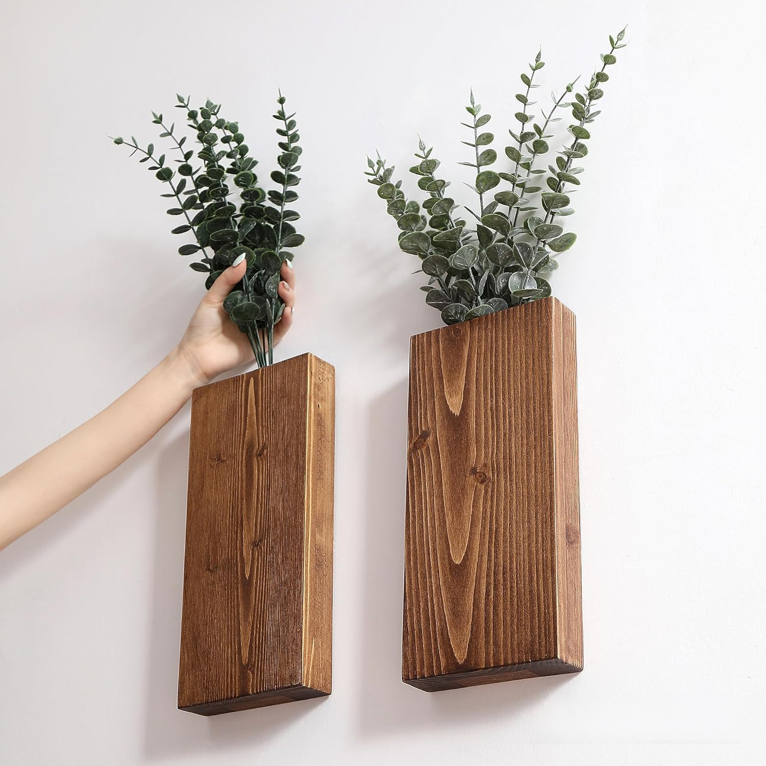 20 Tallos Eucalipto Artificial Hojas Falsas Para Centros De Mesa Boda Decoracion
