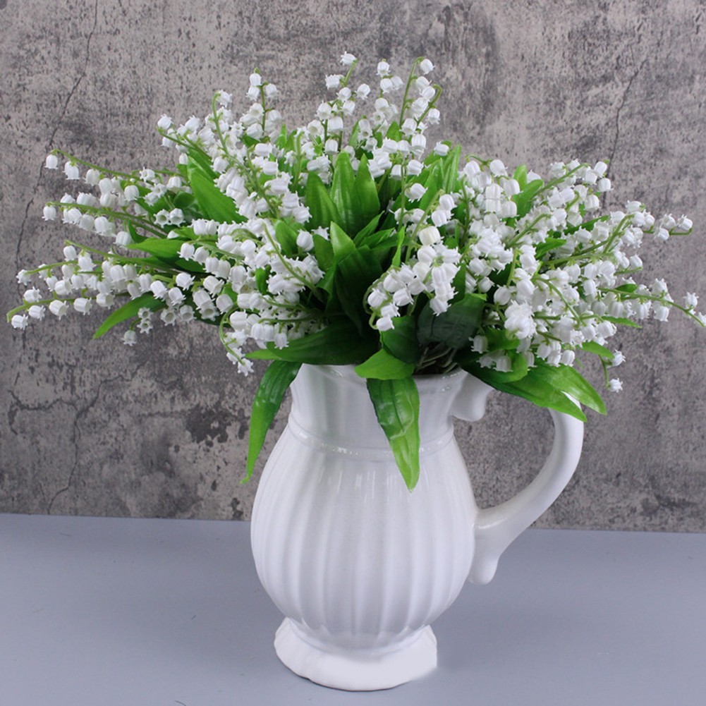 Vibrant Artificial Lily of the Valley Flowers for Elegant Home and Office Decor